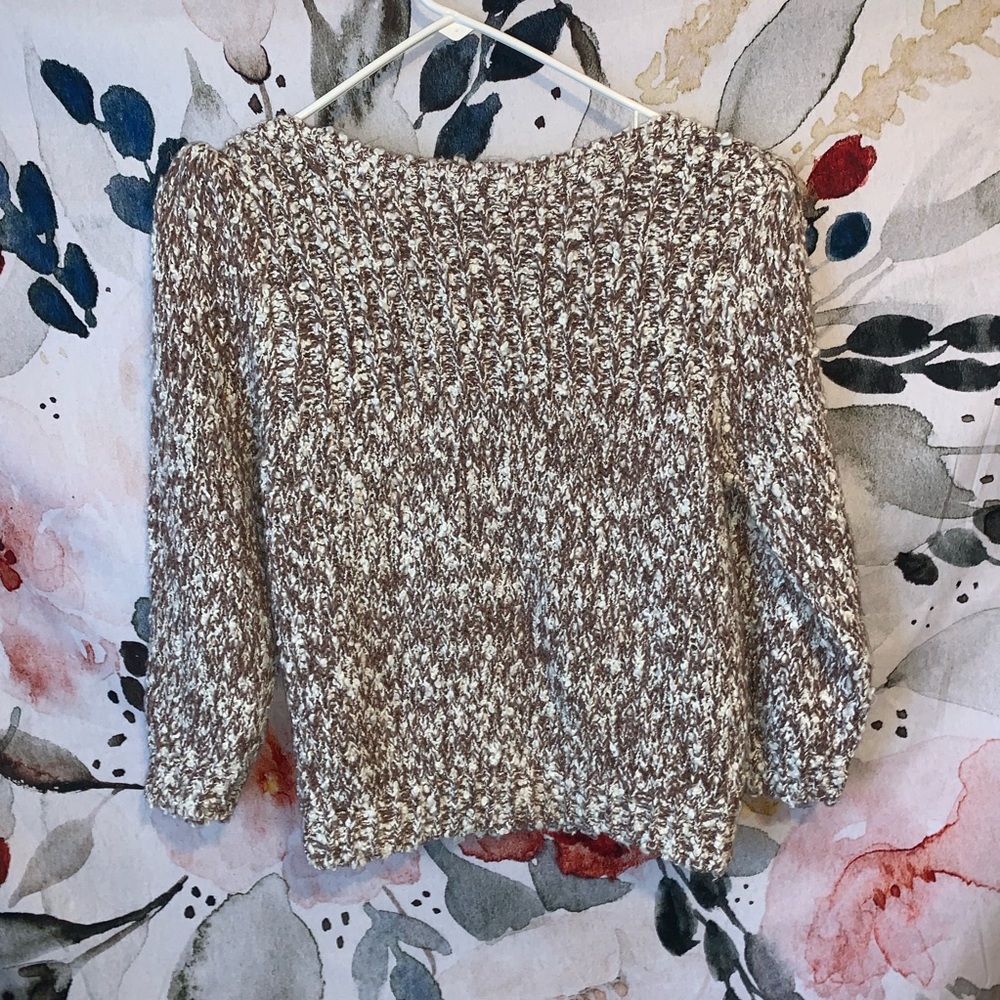 Vintage Bouclé Knit Sweater